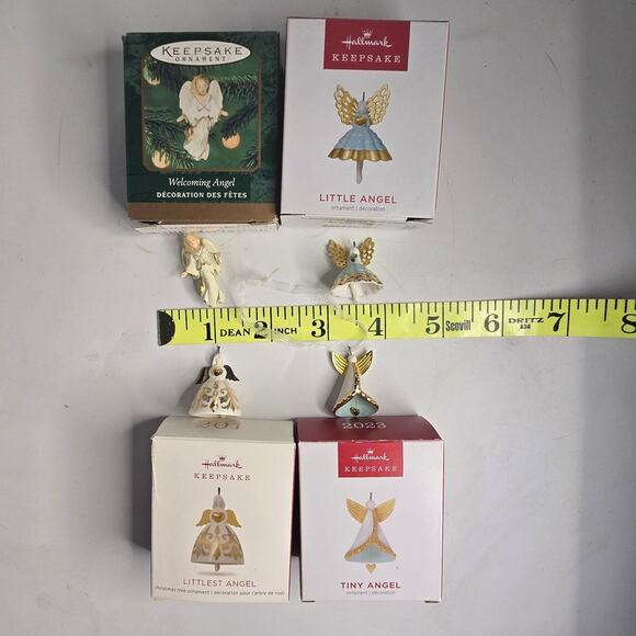 Set of 4 Hallmark Mini Angels Keepsake Ornaments List in Description - Picture 2 of 6